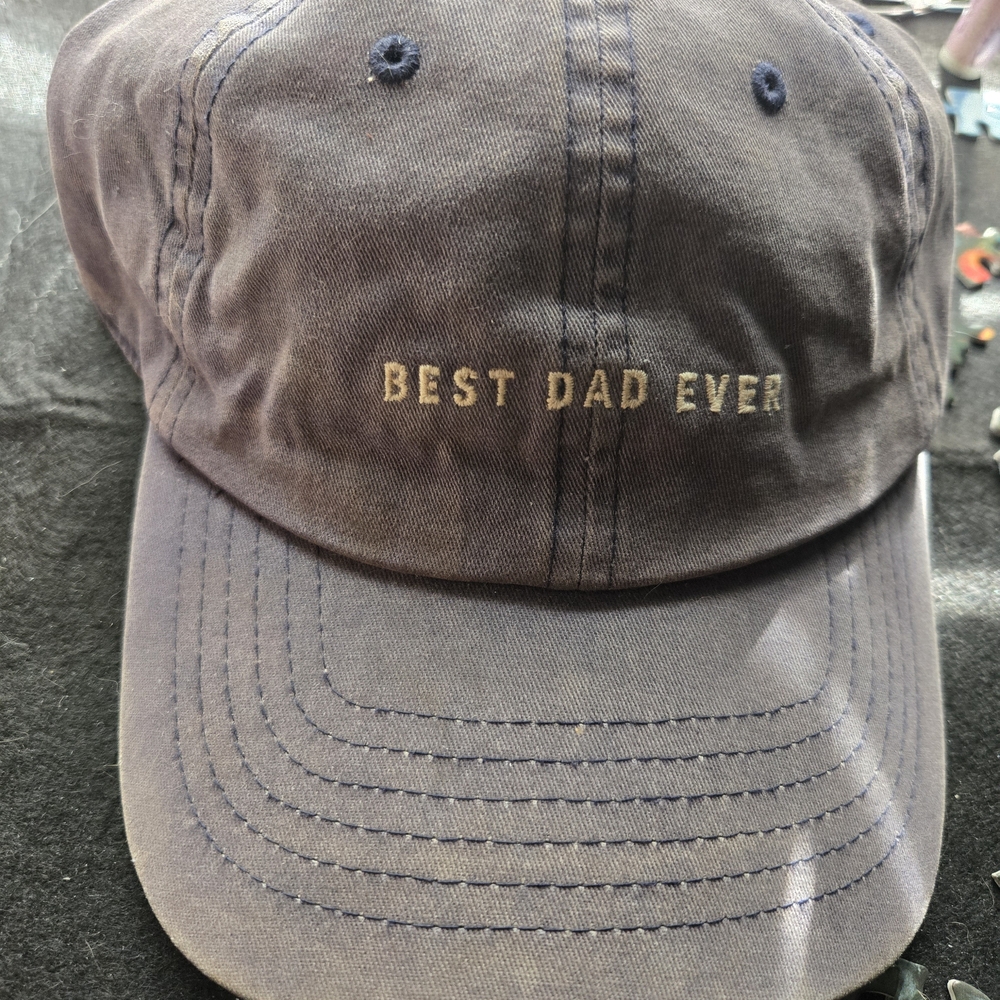 Grey 'Best Dad Ever' Hat